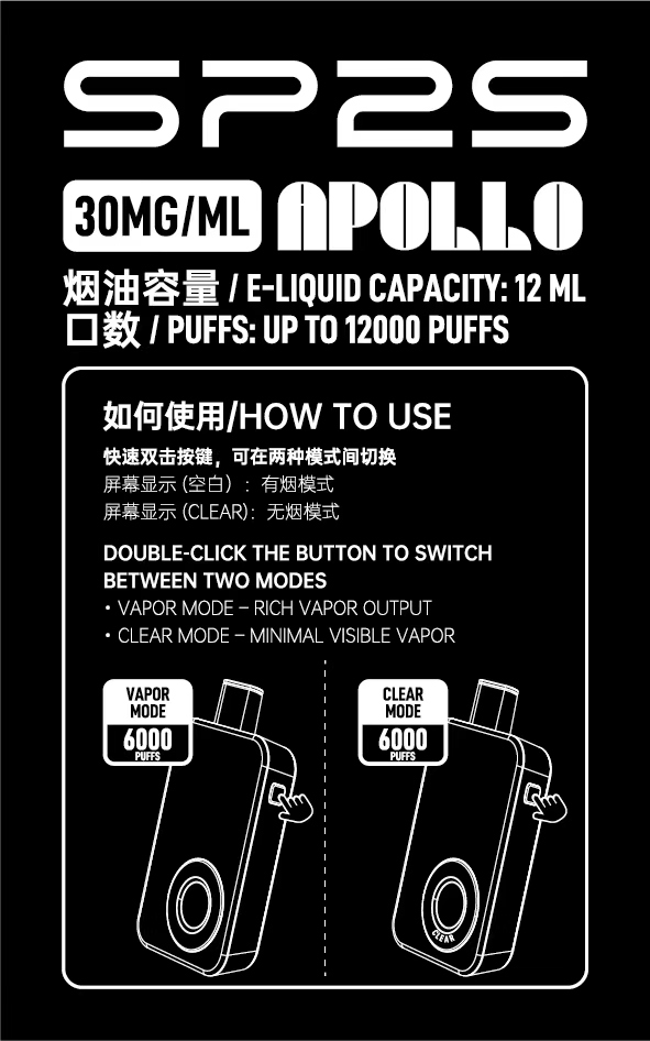 SP2SApollo120002 LANA 電子霧化器專賣店 | 正品煙彈主機現貨直送